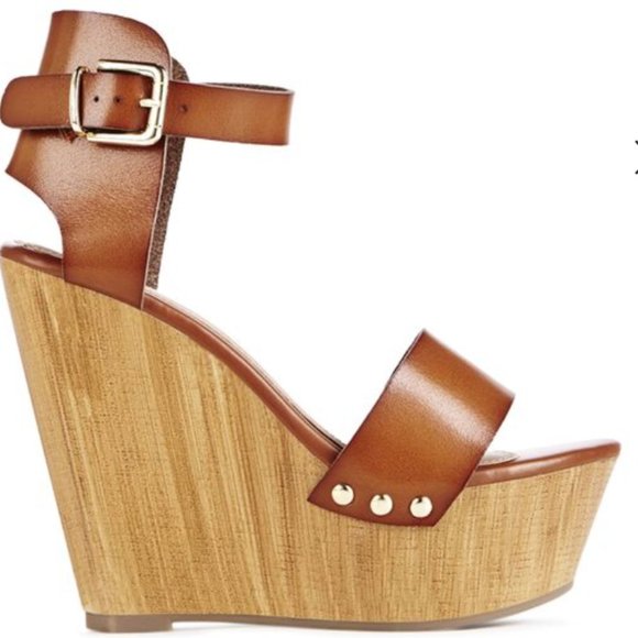 Oralee Wedged Platform Sandals - NEVER WORN - Picture 1 of 4